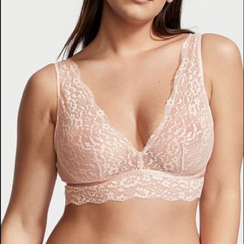 VS Lacie Plunge Bra (black NOT pink)